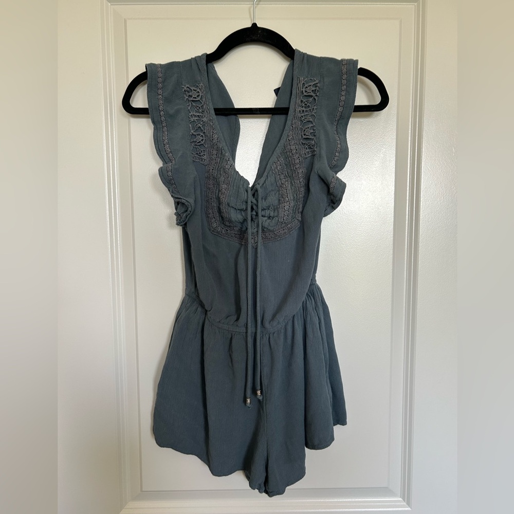 American Eagle Outfitters Embroidered Romper